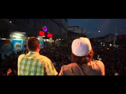 Etnon feat Dj Blunt & Real 1 - On fire - Live performing in Shtime - Kosovo