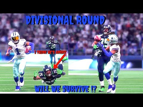 Madden 18 Career Mode WR Ep 17 - EXPOSING RICHARD SHERMAN IN DIVISIONAL ROUND PLAYOFFS ! CRAZY ! !