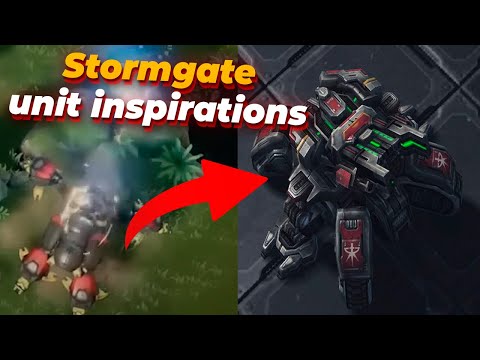 TOP 12 Stormgate  inspirations from StarCraft 2, WarCraft 3 and Red Alert