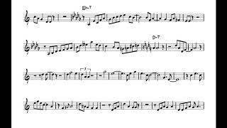 Miles Davis ¨So What¨ - Trumpet Solo (Transcription C)