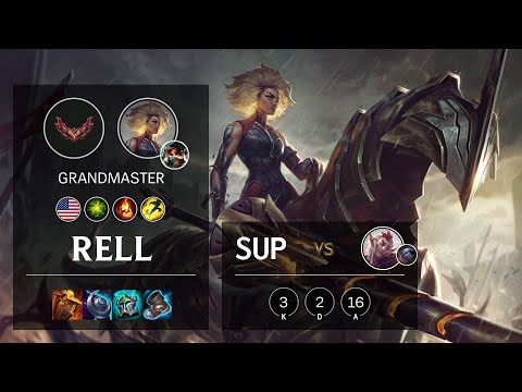 Rell Support vs Rakan - NA Grandmaster Patch 12.1