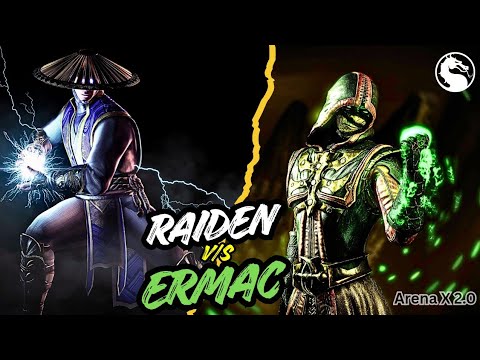 When Thunder Meets Souls 4k | Raiden vs Ermac Epic Cinematic Fight (Mortal Kombat X)