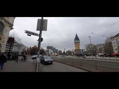 Frankfurt 360°: Bockenheimer Warte, Uni Campus Bockenheim, Leipziger Str., Bockenheimer Depot