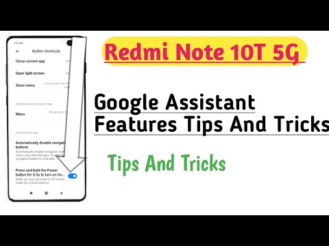 Redmi Note 10T 5G || Google Assistant Features Tips And Tricks