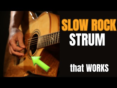 Beginner Strumming Pattern 2 - Slow Rock Strum Guitar Lesson with Mark TheGuitarGuy