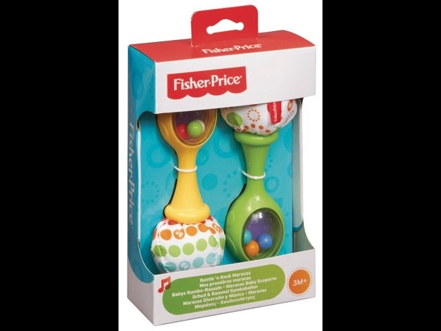 Vídeo relacionado con Fisher-Price Maracas musicales, juguete y sonajero para bebé +3 meses (Mattel BLT33)