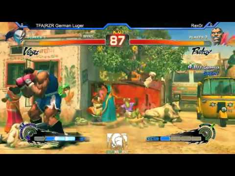 Rex0r (Balrog) vs  TFA|RZR German Luger (Vega) Grand Finals