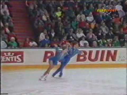 Schwarz & König (GDR) - 1990 Worlds, Pairs' Free Skate (German Broadcast Feed)