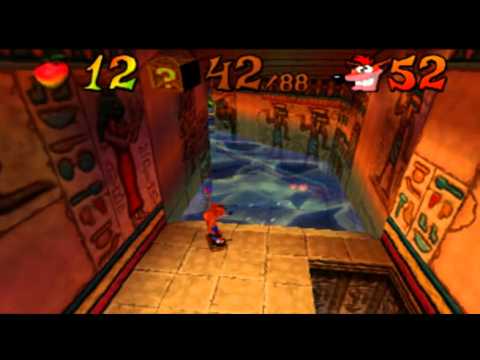 Let's Play Crash Bandicoot: 3 Warped 105% Pt. 27: Tomb Wader [Crystal, Grey Gem, Blue Gem]