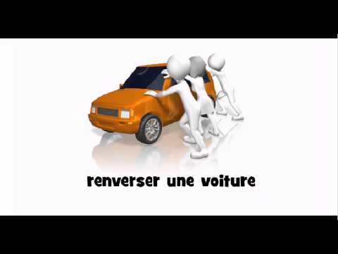 How to pronounce renverser une voiture