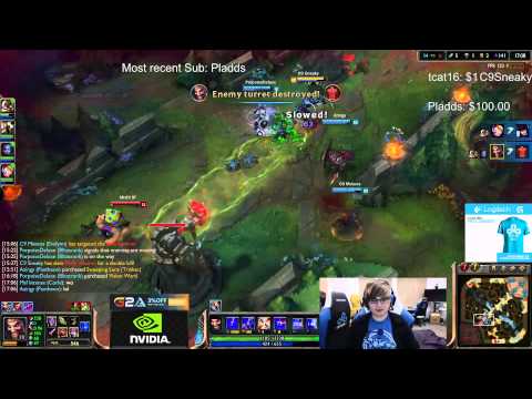 Sneaky and Meteos duo vs Cris - Draven vs Caitlyn Bot - League of Legends Full Game