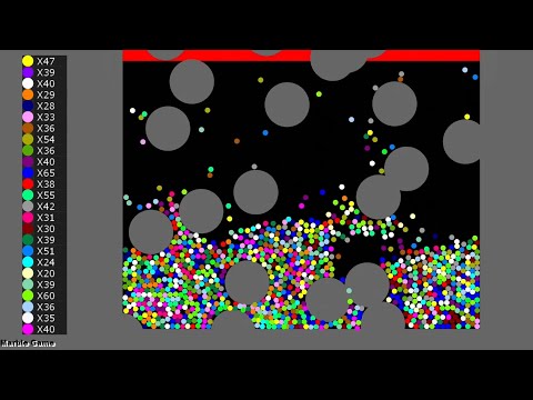 Survival Proliferation 26 - Marble Race in Algodoo