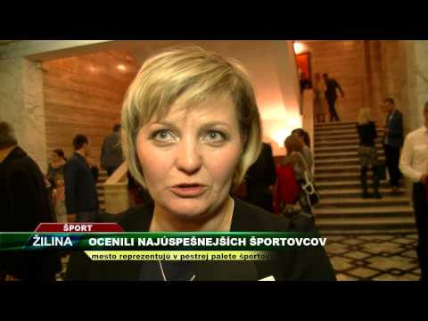 TV SEVERKA - Ocenili najlepších žilinských športovcov