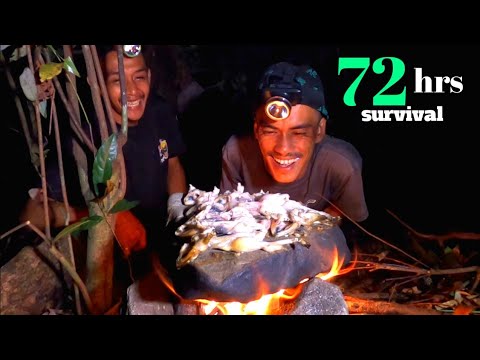 EXTREME 3 DAYS SURVIVAL IN THE JUNGLE   NO SHELTER , NO FOOD , NO WATER