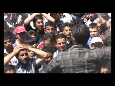 كلمة الملازم أول فايز العبد الله أمام وفد المراقبين الدوليين في مدينة الرستن