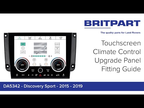 DA5342 - Touchscreen Climate Control Upgrade Panel - Discovery Sport - 2015 - 2019 Thumbnail