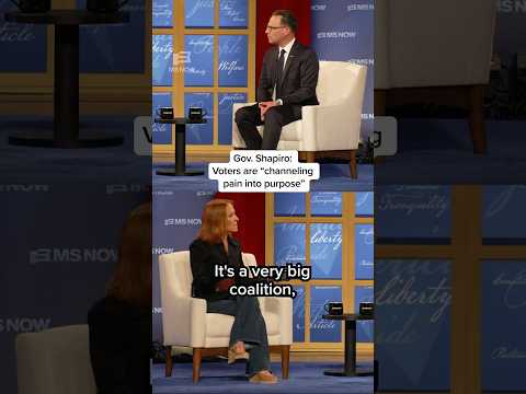 Gov. Shapiro: Voters are 'channeling pain into purpose'