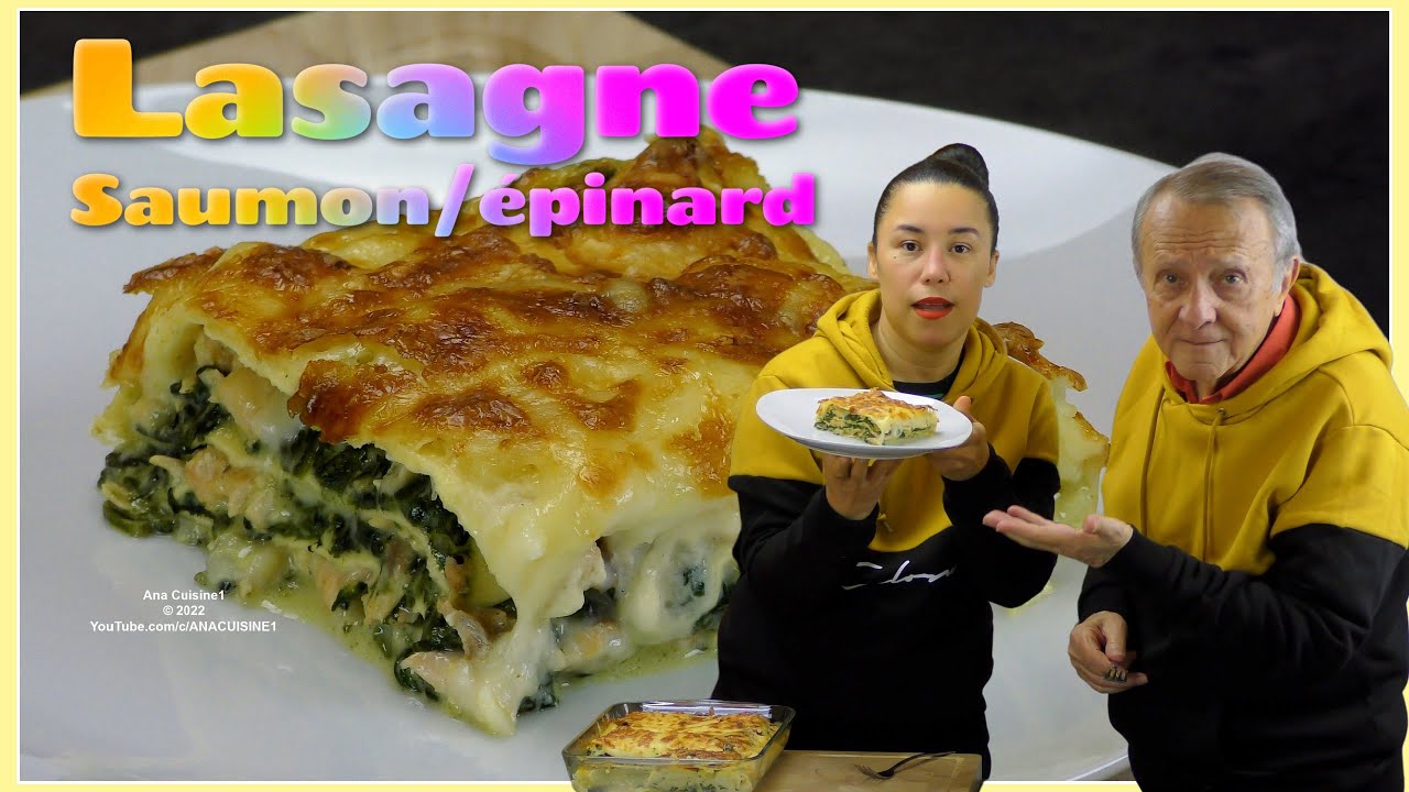 Watch Lasagne de saumon aux épinards - Lasaña de espinacas y salmon - Spinach salmon lasagna Now Lasagne de saumon aux épinards - Lasaña de espinacas y salmon - Spinach salmon lasagna