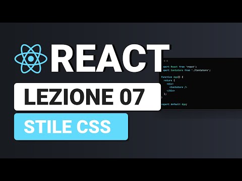 CSS Style - React Tutorial Italian 07