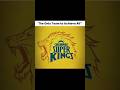 The Aura Of CSK
