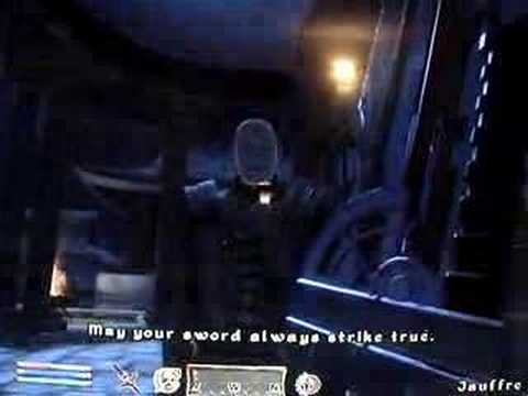 Oblivion - Jauffre's Words of Wisdom