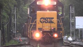 preview picture of video 'CSX Q398 In Point Of Rocks With HLCX Leaser'