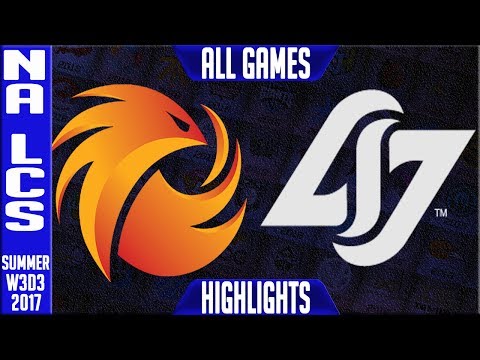 P1 vs CLG ALL GAMES Highlights | NA LCS Week 3 Summer 2017 | Phoenix1 vs CLG