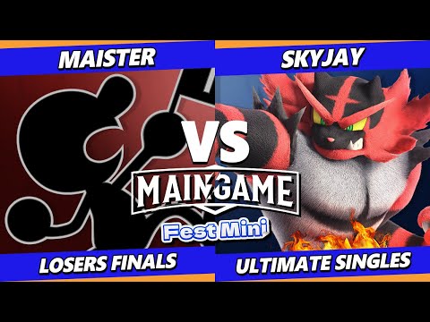 MainGame Fest Mini Losers Finals - Maister (Game & Watch) Vs. Skyjay (Incineroar) Smash Ultimate