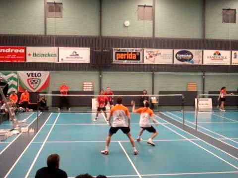 Duinwijck-Velo halve finale play offs 2010 herendubbel