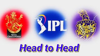 RCB vs KKR. Royal challengers Bangalore vs kolkata knight riders Head to Head. ipl record kkr vs rcb