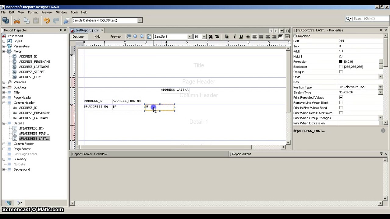 Jasper Report Simple Tutorial
