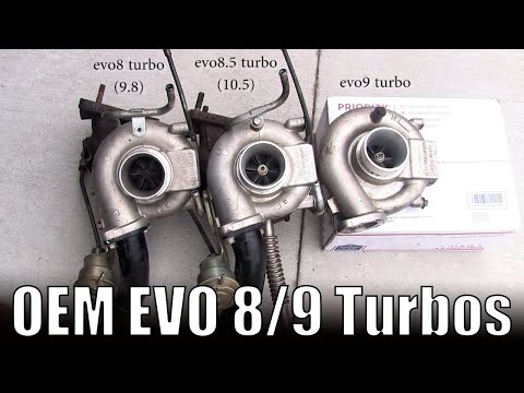 evo 8 vs evo 9 turbo differences // 9.8T vs 10.5T