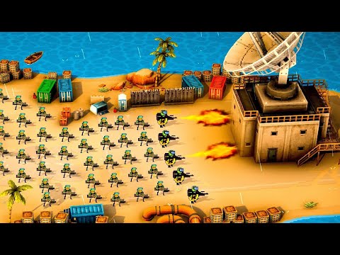 MASSIVE Infantry CHARGE in NEW Tug of War Battle Simulator - Warpips Gameplay