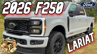 2026 FORD F250 LARIAT 6.7L HO ULTIMATE FX4 | 500HP AVALANCHE BLACK APPEARANCE PACKAGE DIESEL