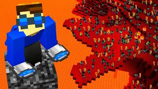 prendi 300 JOGADORES no NETHER no MINECRAFT