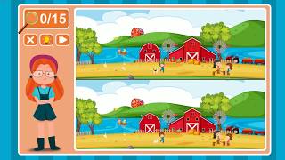 Viki Spotter: The Farm, Level 24 Walkthrough, 1080p/60FPS.