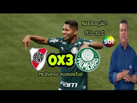 River Plate 0 x 3 Palmeiras  Melhores Momentos SBT HD Téo José 05 01 2021