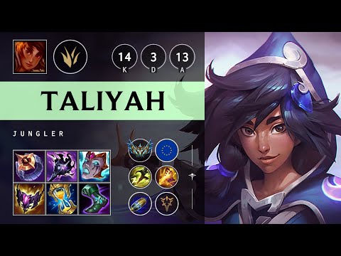Taliyah Jungle vs Lillia - EUW Challenger Patch 25.07