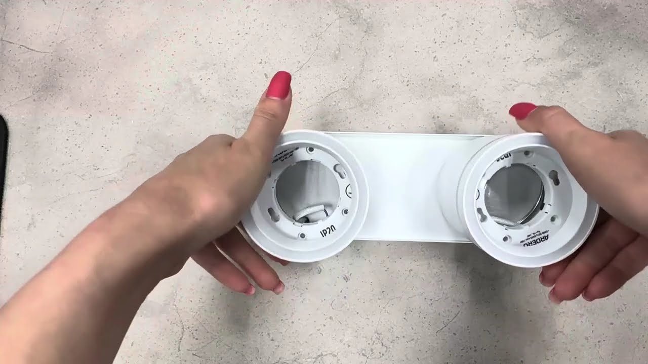 Накладной светильник поворотный спот Ardero ML418-2 под лампу белый 80326