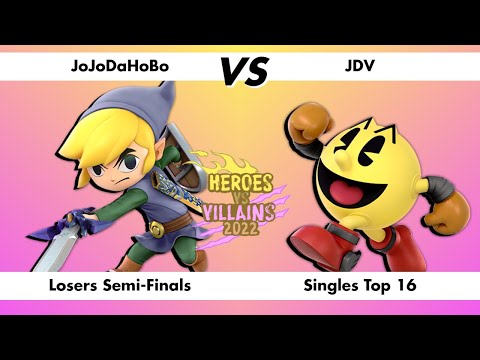 JDV VS JoJoDaHoBo, Losers Semi-Finals, Singles Top 16, Heroes VS Villains 2022