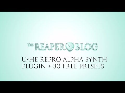U-He RePro Alpha Synthesizer Review / Demo + sharing 30 presets