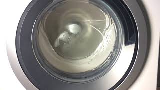 Bosch Serie 8, Waschmittel- Test, spülen schleudern, erstes Resultat !
