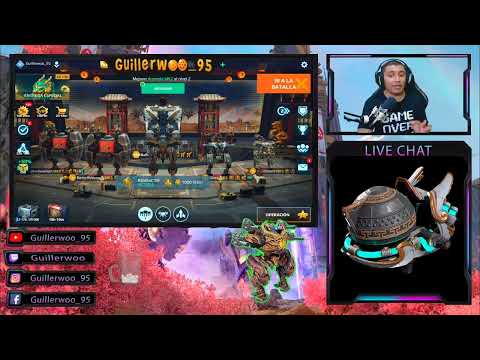 NUEVO GIVEAWAY X 5 ARMAS BETA OOLONG CINDER #WRwinOoCinder *WAR ROBOTS* | Guillerwoo_95