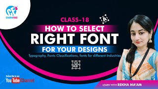 class 18 How to select right font for your design