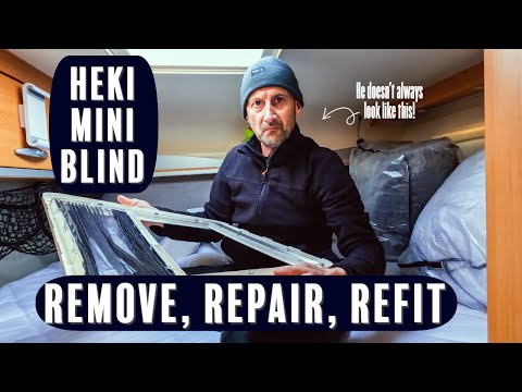 Heki Mini Rooflight Blind Removal, Repair and Refit!