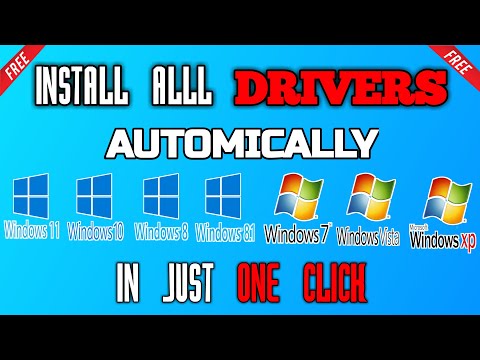 Download and Install All Drivers Automatically in 1 Click - Windows 10/11/8.1/8/7/XP/VISTA