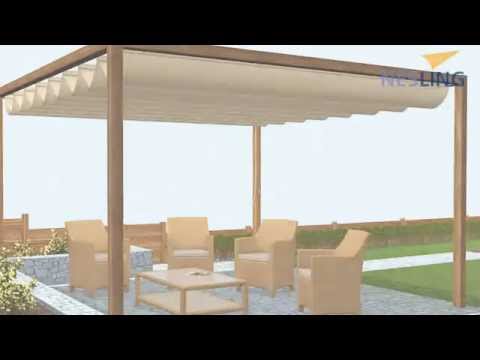 Hướng dẫn sử dụng mái hiên mái xếp di động