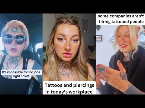 It's impossible to get hired with tattoos | TikTok rant on not finding a job when having face tattoo