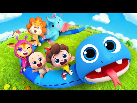 Learn Colors with Little Snake 🐍 | I'm A Snake | Animals Song | Nursery Rhyme & Kids Songs | BabyBus