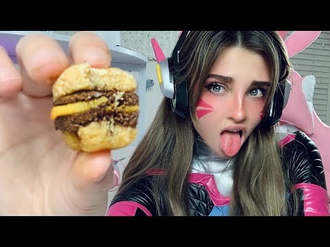 EATING TINY MEAT 🍔 (popin cookin)